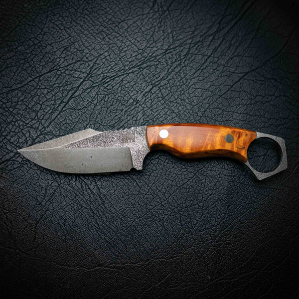 Mini Hunter – Orange Dyed Birch Wood (Stonewashed)