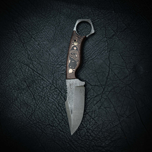 Mini Hunter – Carbon Fiber & Copper Layered (Stonewashed)