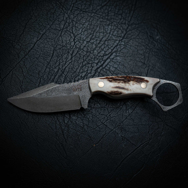 Mini Hunter – Full Fallow Deer Antler (Stonewashed)