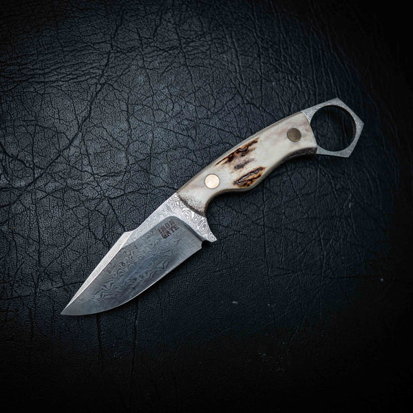 Mini Hunter – Full Antler (Damascus)