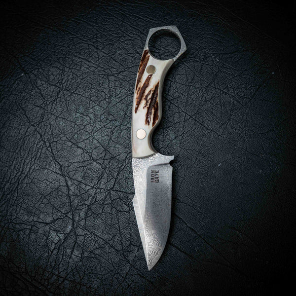 Mini Hunter – Full Antler (Damascus)