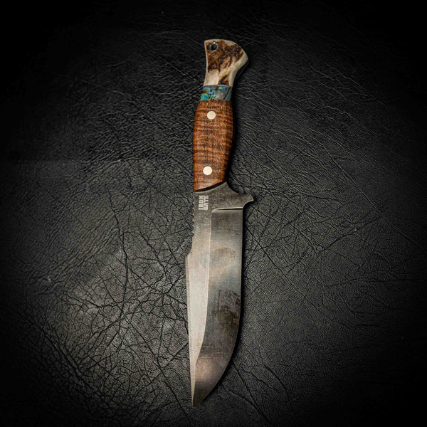 Vandis 4E Hunter – Figured Acacia, Abalone Inlay & Deer Antler
