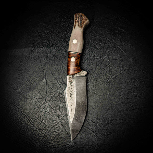 Elmax Hunter – Ringed Gidgee, Brass Spacer & Deer Antler