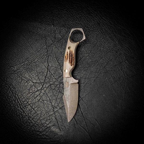 Mini Hunter – N690 Stainless Steel & Fallow Deer Antler