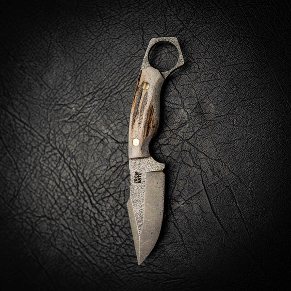 Mini Hunter – N690 Stainless Steel & Fallow Deer Antler