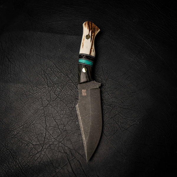 Elmax Hunter – Stabilised Black Padauk & Double TruStone Spacers