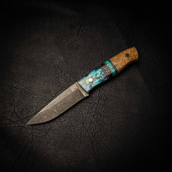 N690 Bushcraft Knife – Dark Stonewash