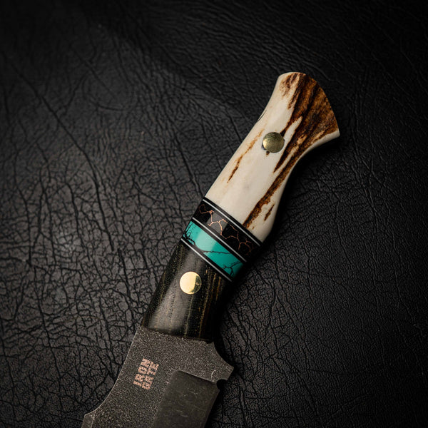 Elmax Hunter – Stabilised Black Padauk & Double TruStone Spacers