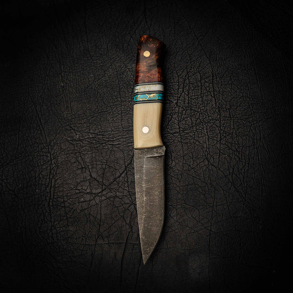 N690 Bushcraft Knife – Dark Stonewash