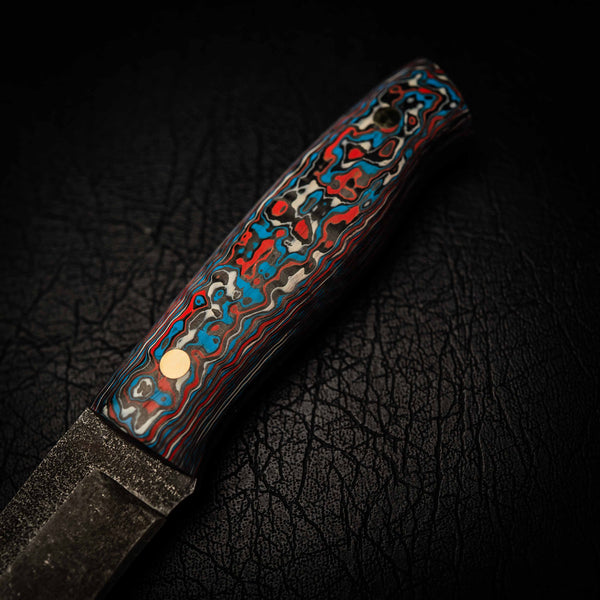 N690 Bushcraft Knife – Dark Stonewash