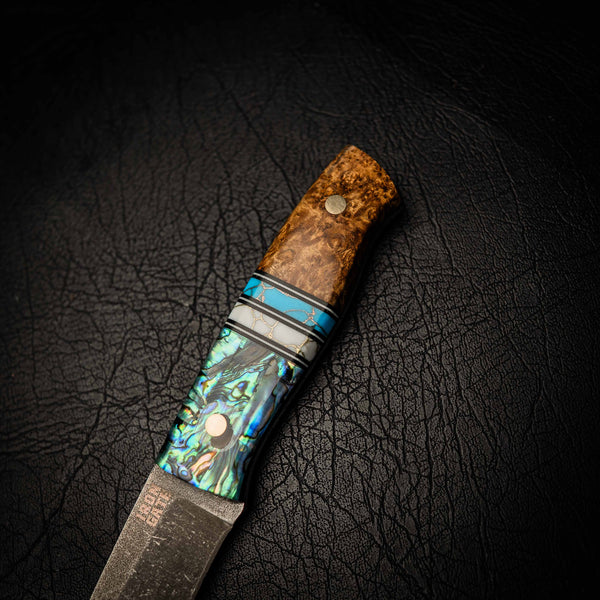 N690 Bushcraft Knife – Dark Stonewash