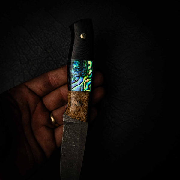 N690 Bushcraft Knife – Dark Stonewash