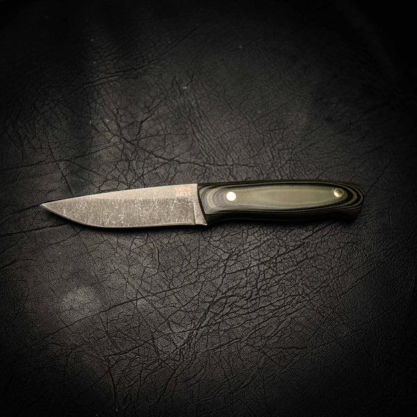 N690 Bushcraft Knife – Dark Stonewash