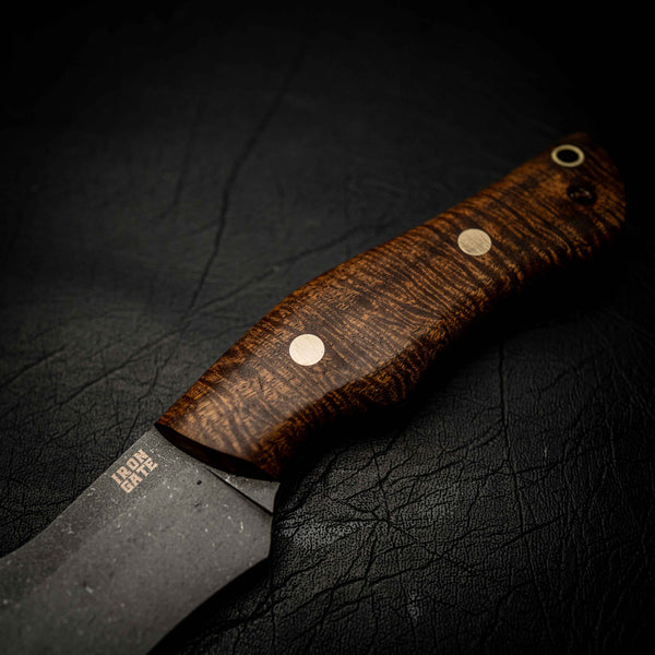 Stonewashed Kukri - Master Grade Figured Handle