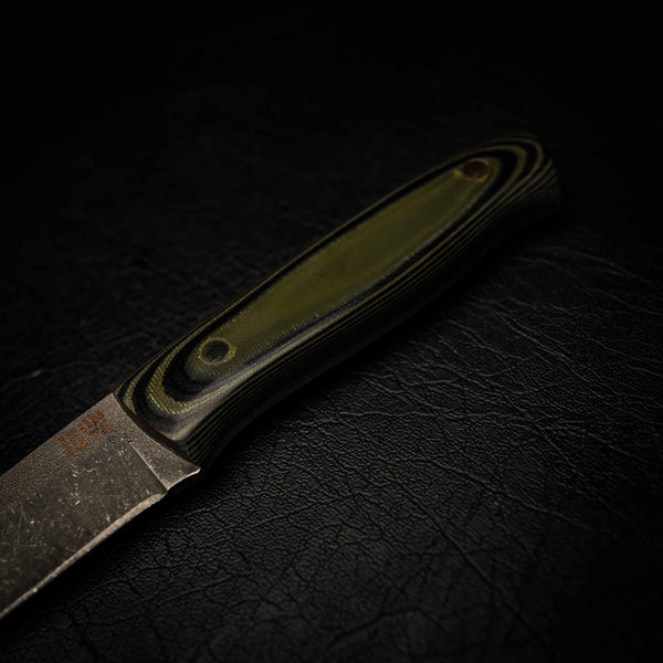 N690 Bushcraft Knife – Dark Stonewash