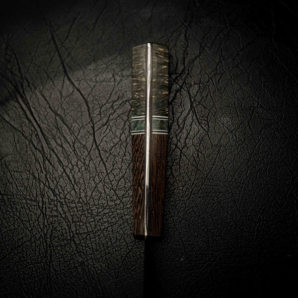 Flexxy Fillet – Wenge, Maple Inlay & Black Dyed Maple Burl