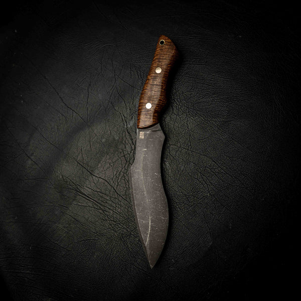 Stonewashed Kukri - Master Grade Figured Handle