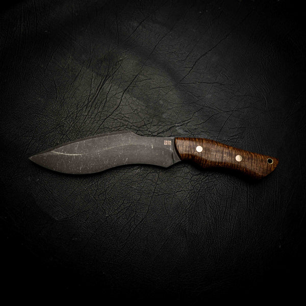 Stonewashed Kukri - Master Grade Figured Handle