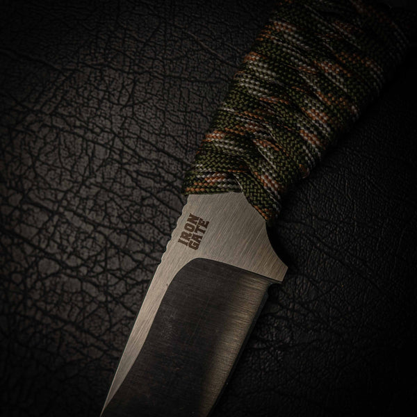 Paracord Drop Point – Green Camo Paracord