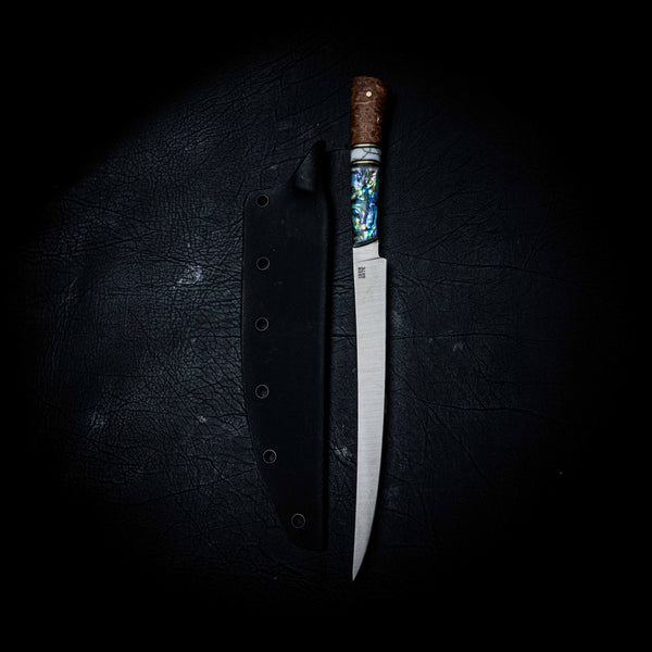 Flexy Fillet — York Gum Burl, TruStone & Abalone