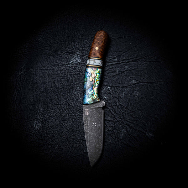Stockman — York Gum Burl, TruStone & Abalone