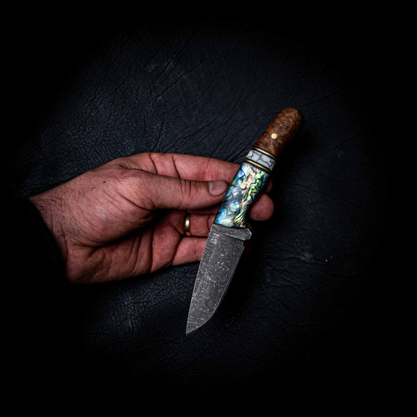 Stockman — York Gum Burl, TruStone & Abalone