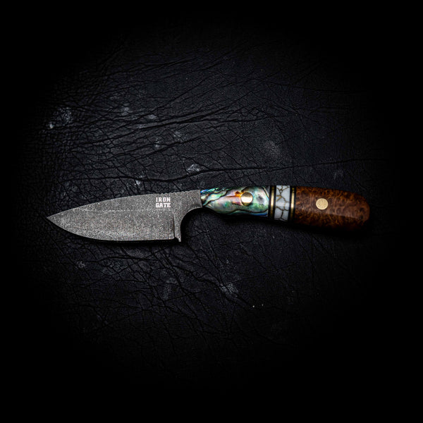 Ergo Skinner — York Gum Burl, TruStone & Abalone
