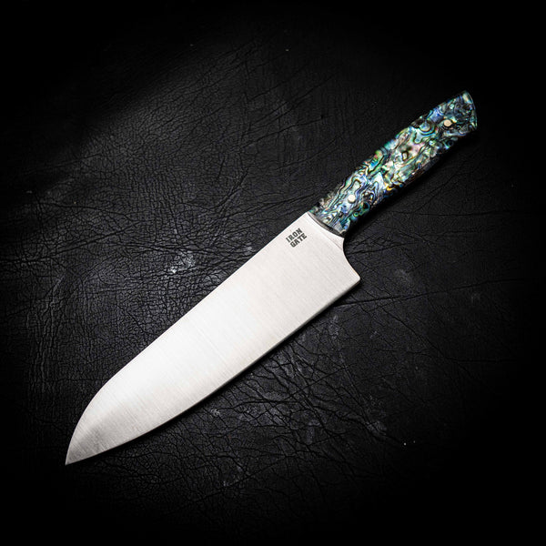 Santoku — Full Abalone Handle