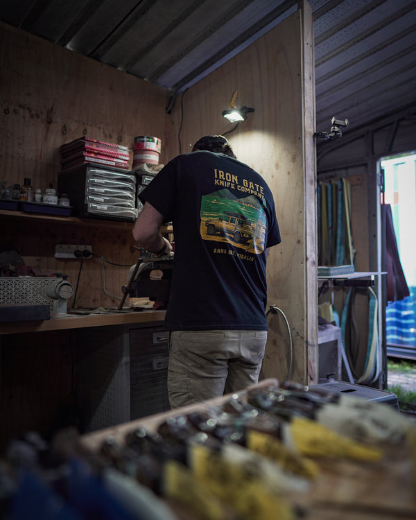 Heavy Tee – Black | Port Stephens Edition