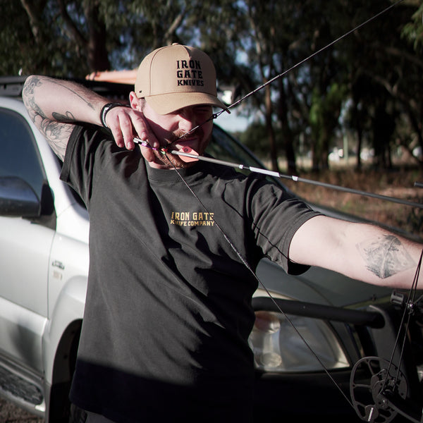 5-Panel Snapback – Camel