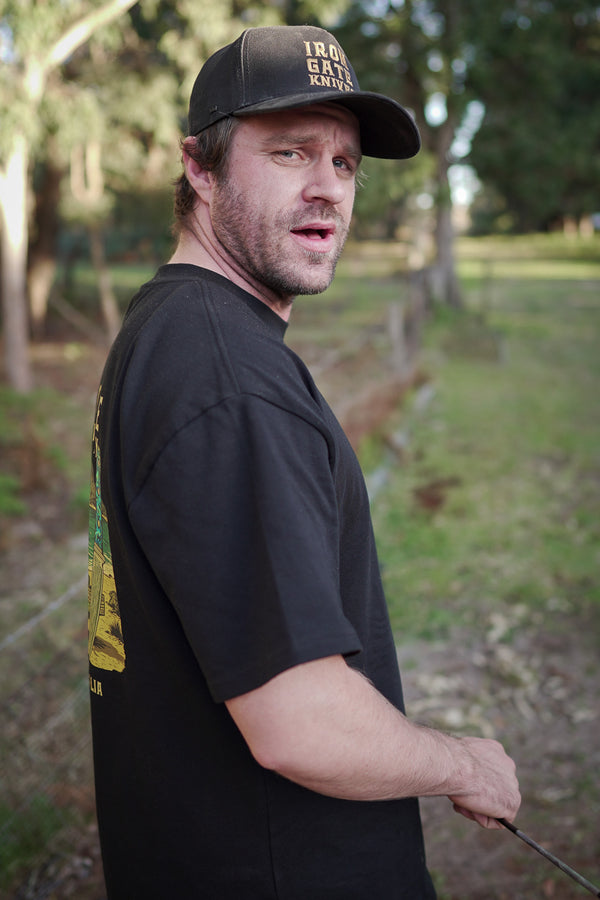 5-Panel Snapback – Black