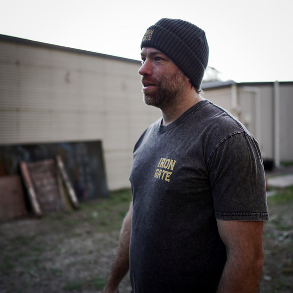 Stone Wash Tee – Black