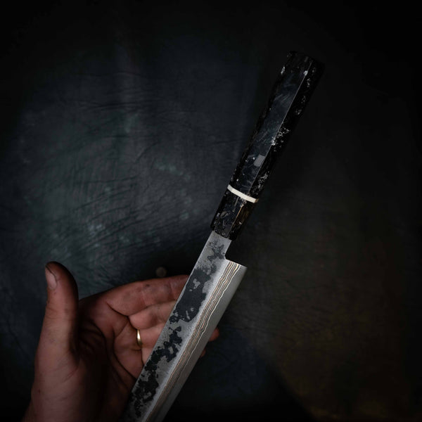 Coppermascus Tuna Sword — 52100 Carbon Damascus