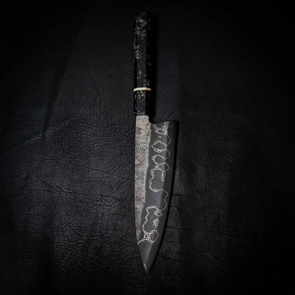Gyuto | 52100 San Mai, Carbon Fibre Wa Handle