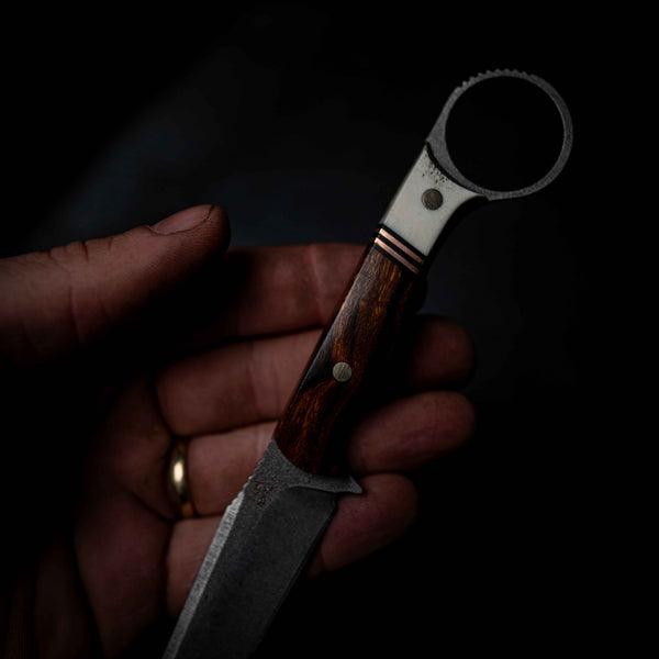 The Crow — Ironwood, Copper & Deer Antler