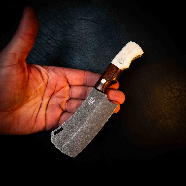 Mini Cleaver — Half Gidgee & Fallow Antler