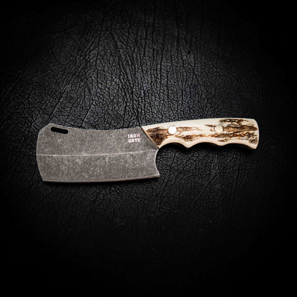 Mini Cleaver — Full Deer Antler