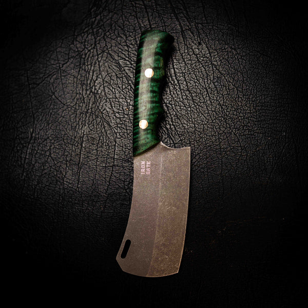 Mini Cleaver — Emerald Curly Mango