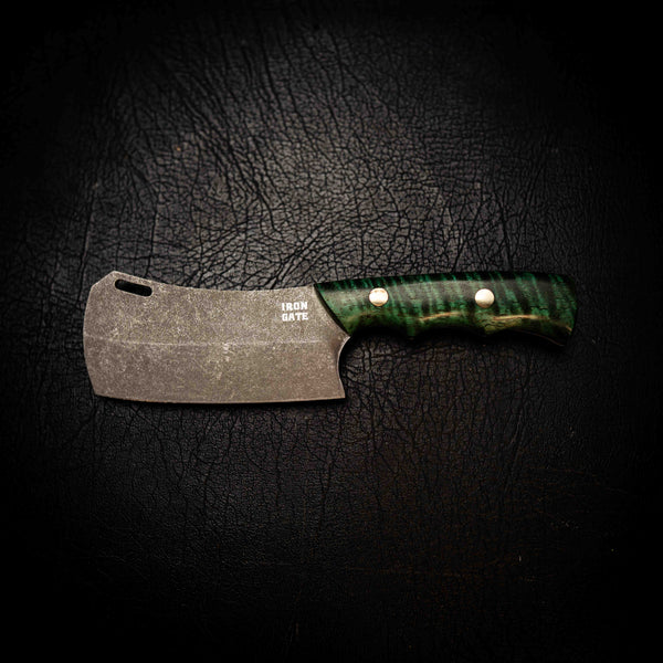 Mini Cleaver — Emerald Curly Mango
