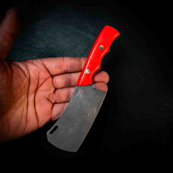 Mini Cleaver — Fluorocarbon Glow, Red