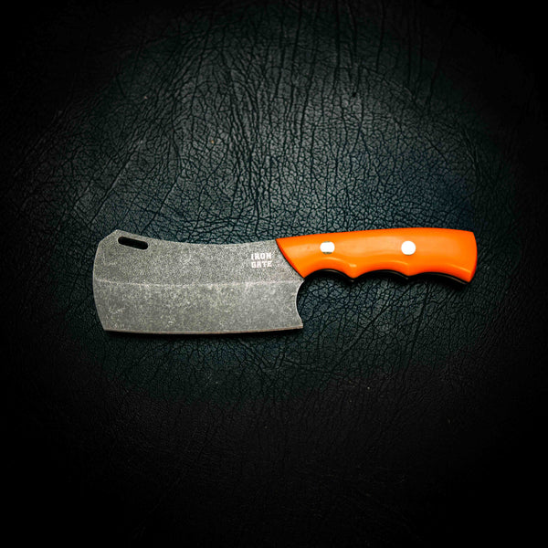 Mini Cleaver — Fluorocarbon Glow, Orange