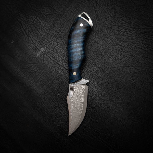Mini Skinner — Blue Dyed Curly Mango