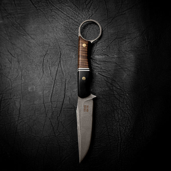 The Crow — African Blackwood, Double G10 & Curly Mango