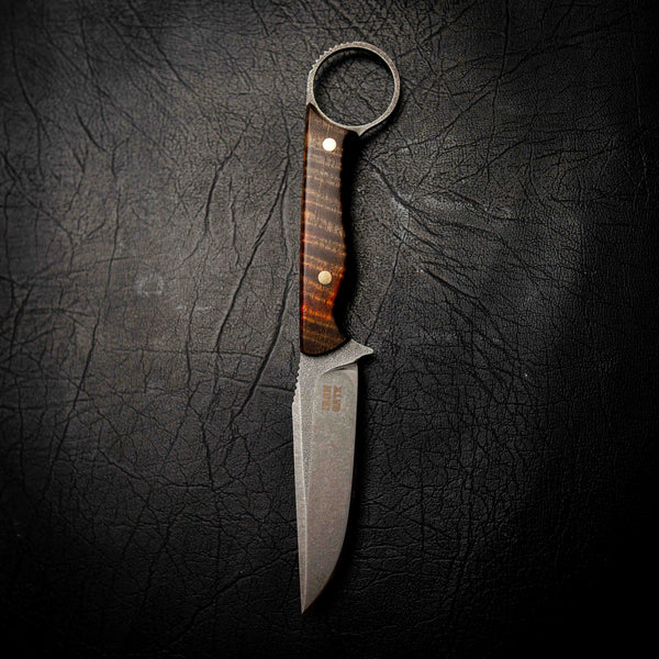 The Crow — Dyed Curly Mango Wood