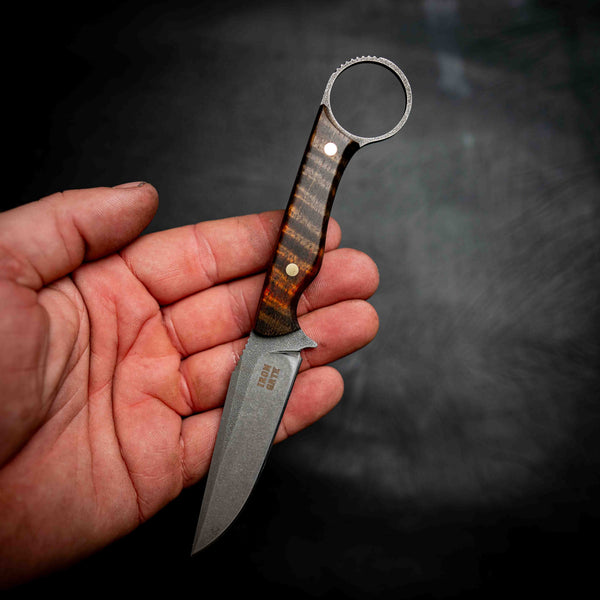The Crow — Dyed Curly Mango Wood