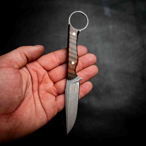 The Crow — Dyed Curly Mango Wood