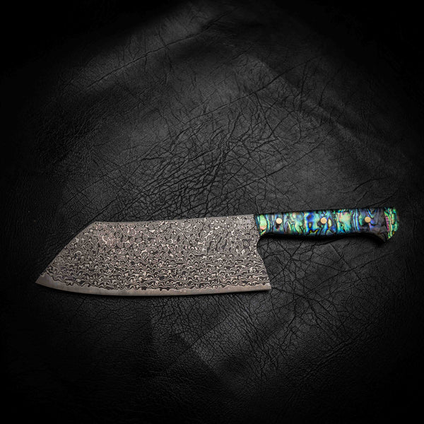 Kitchen Knife — Full Abalone