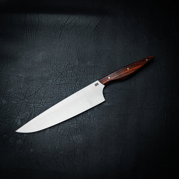 Large Chef Knife – Full Rosewood Handle