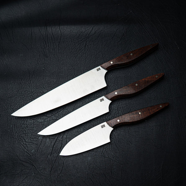 Kitchen Series 3-Piece Set – Ringed Gidgee Handles