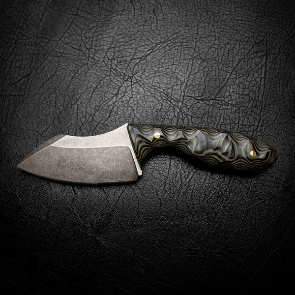The Talon — Layered Green & Black G10